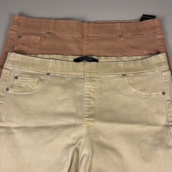 Liverpool Los Angeles hi-rise Chloe rolled cuff short Lots of‎ stretch Lot of 2 - Picture 10 of 12